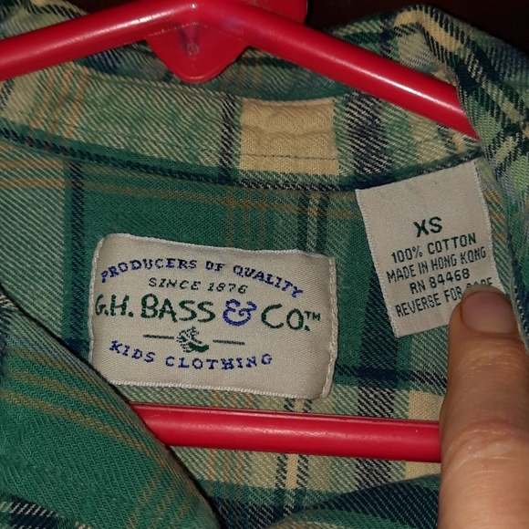 G.H. Bass & Co. Vintage plaid shirt - Picture 3 of 5